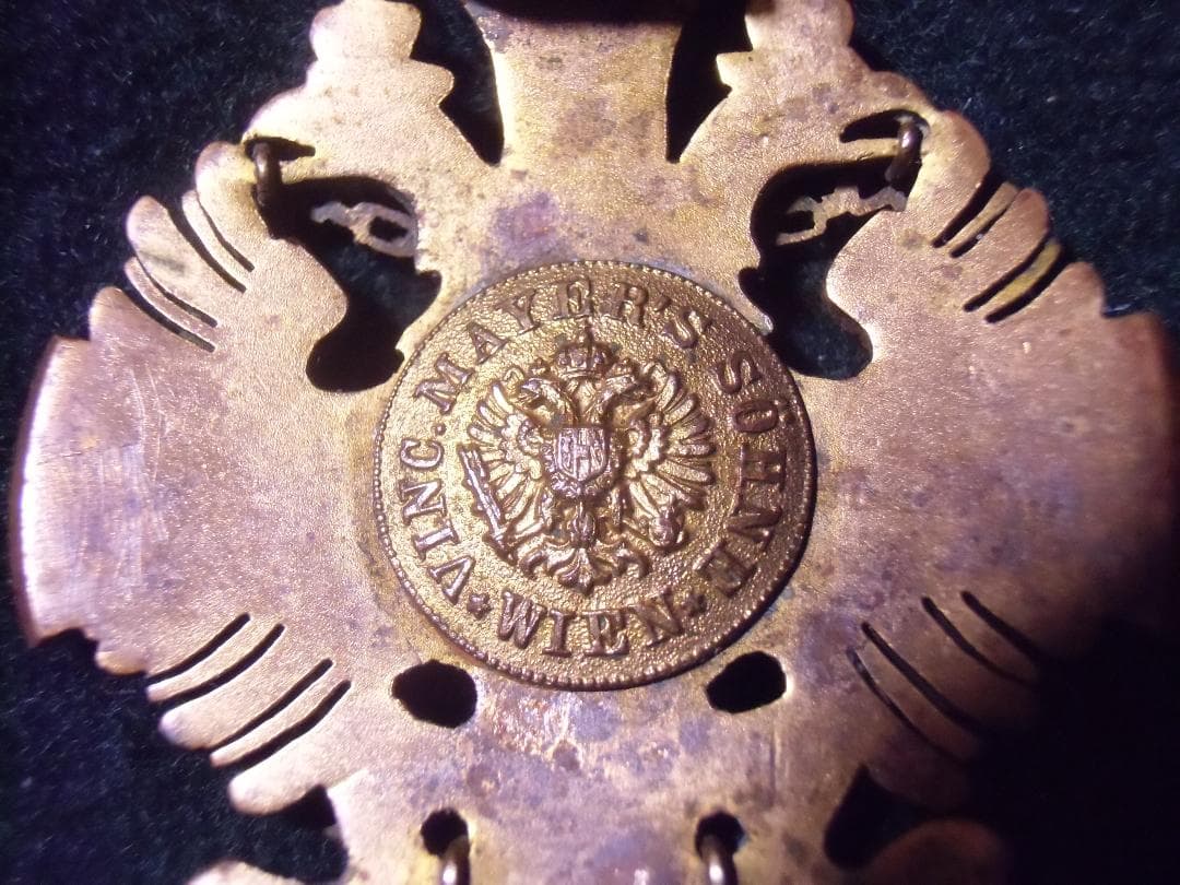 Ａ帝政オーストリア軍＊１９１６年＊将校用フランツ・ヨーゼフ勲章＊胸章（実物）