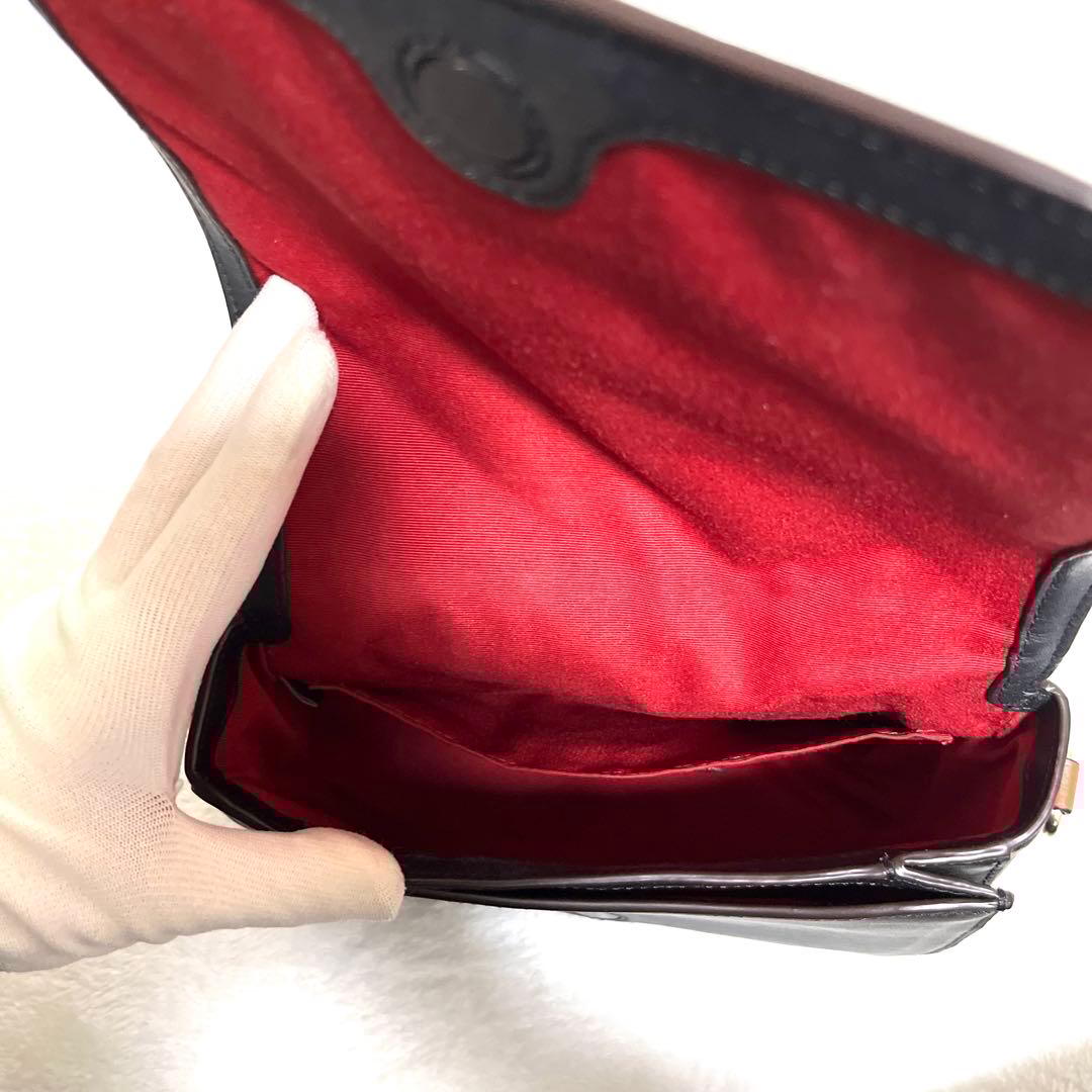 極美品 COACH ジェス ホースアンドキャリッジ ブラック クロスボディ