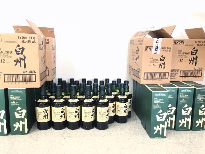 【白州12　1本】サントリー白州　12年　シングルモルト　700ml　箱あり