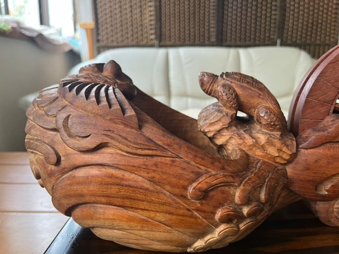 墨壺　壺孝作　鶴亀　大工道具　工芸品