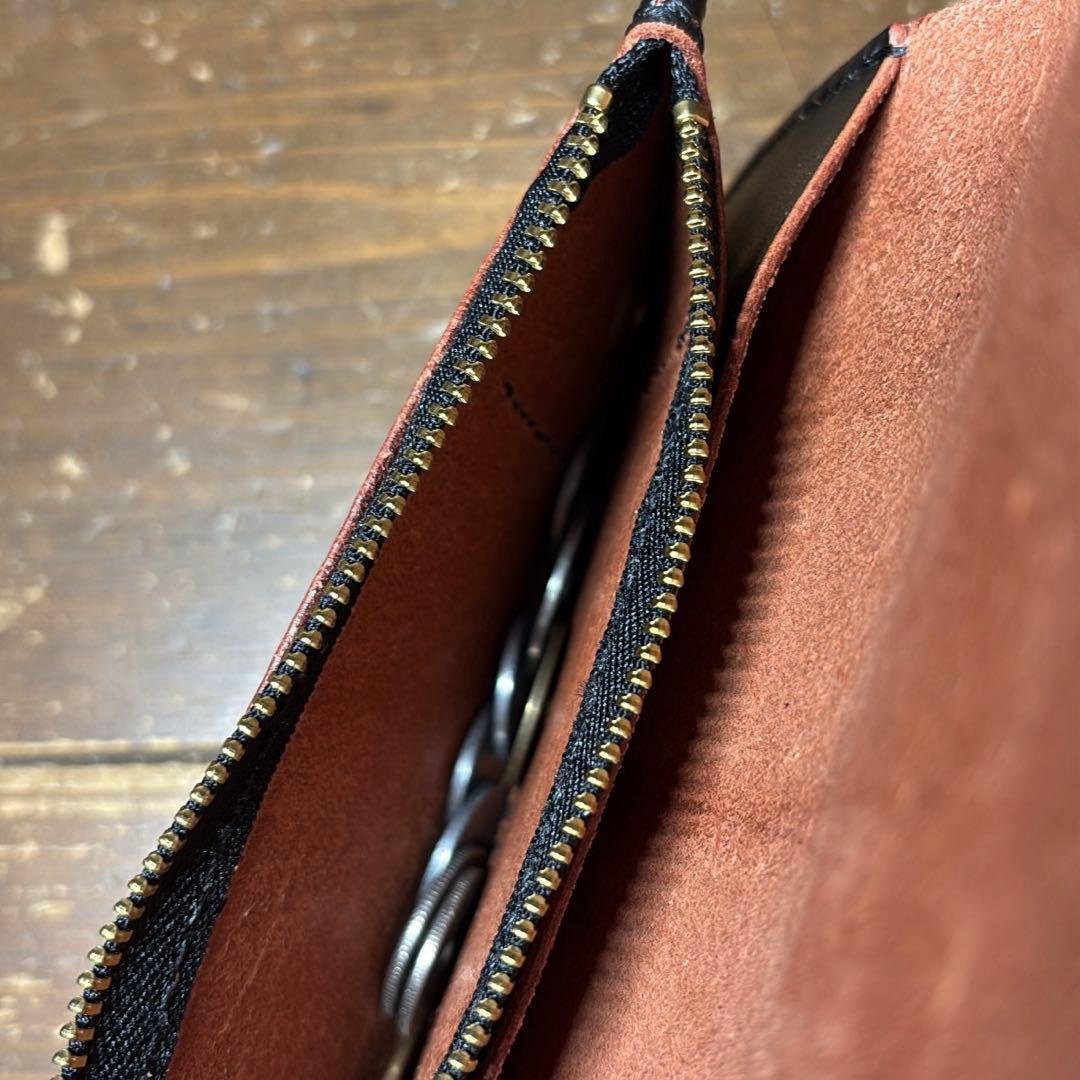 一点物茶芯ハンドメイドトラッカーウォレット ウォレットチェーンセット