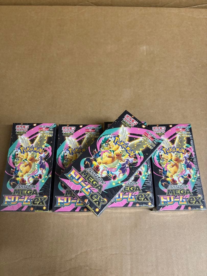ポケカ MEGA ハイクラスパックMEGAドリームex 5BOX シュリンク付き