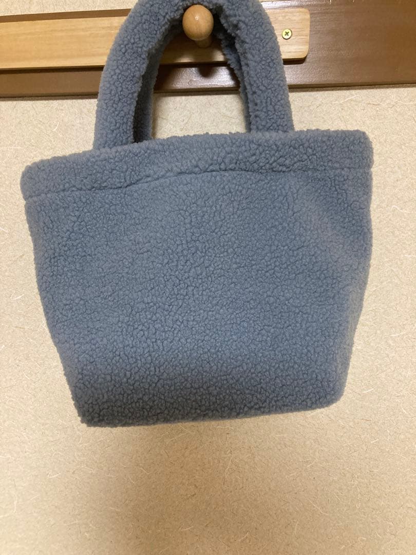 限定品ノベルティフリースハンドバッグ グレー