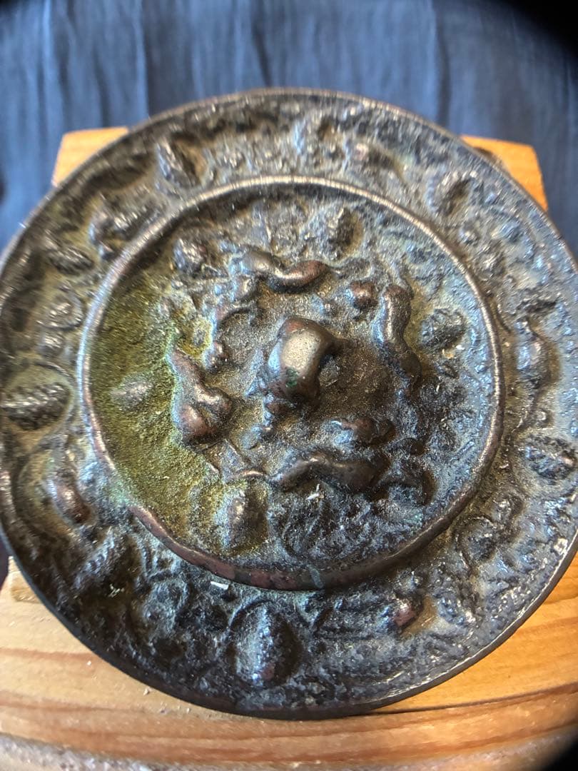 海獣葡萄鏡　古鏡　唐