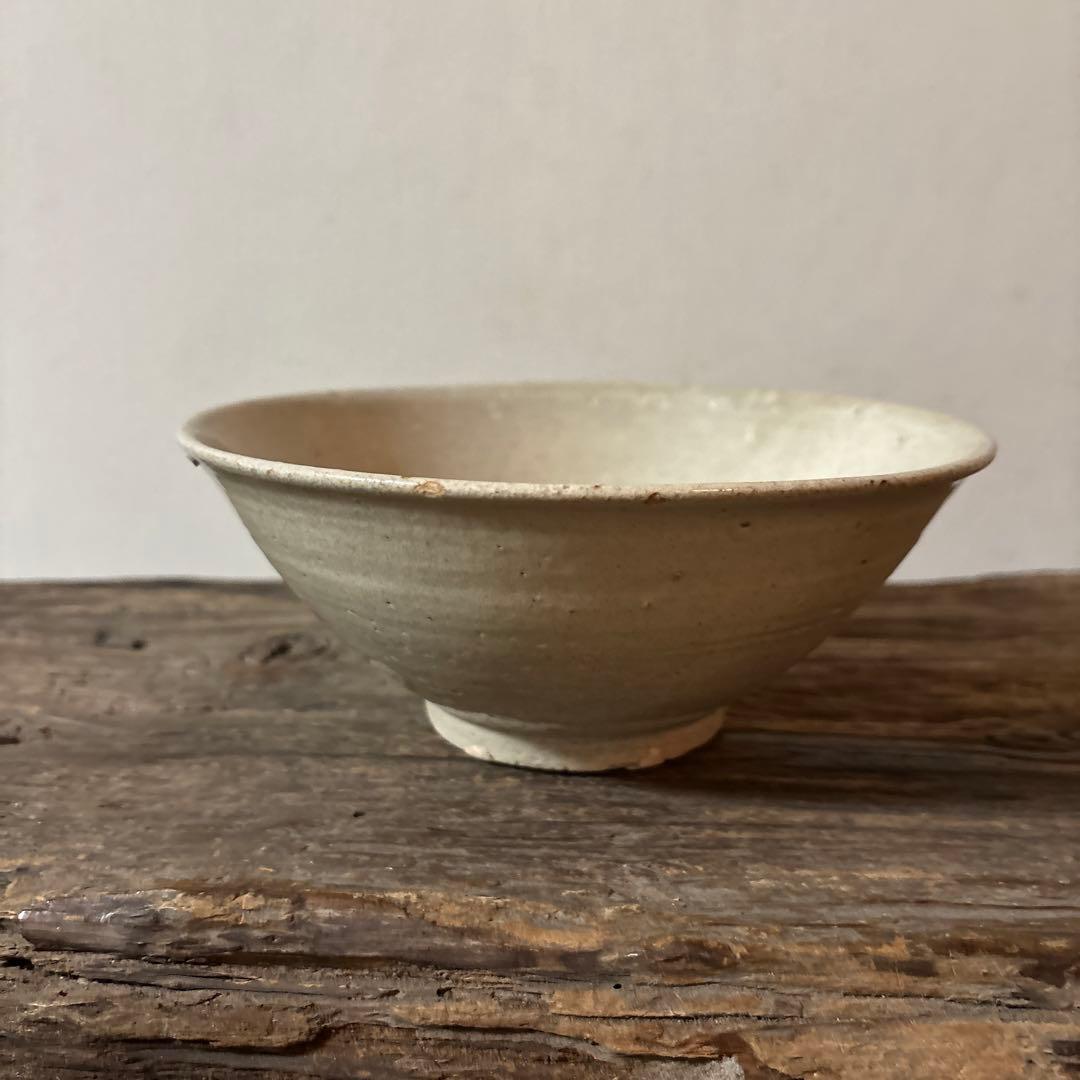 李朝　鉢　大茶碗　堅手　白磁　高麗　朝鮮古陶磁 民芸　古道具　骨董　アンティーク