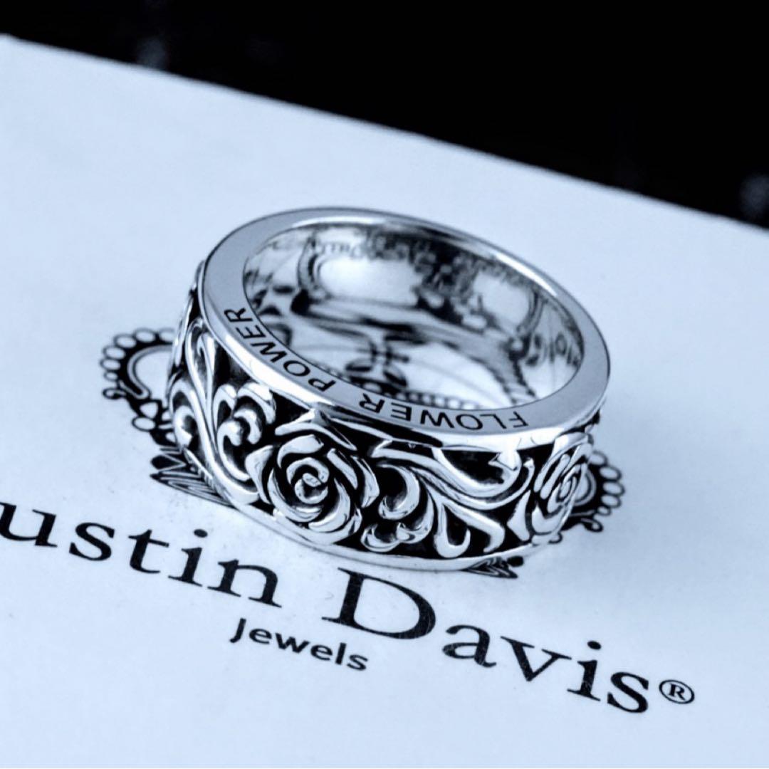 美品!ジャスティンデイビス SRJ302 フラワーパワーリング　廃盤