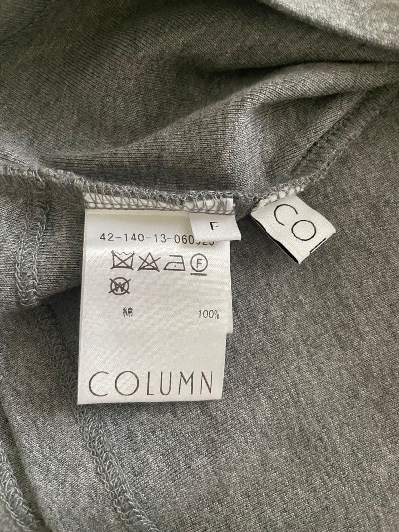 COLUMNコラム スパングル タンクトップ グレー フリーサイズ