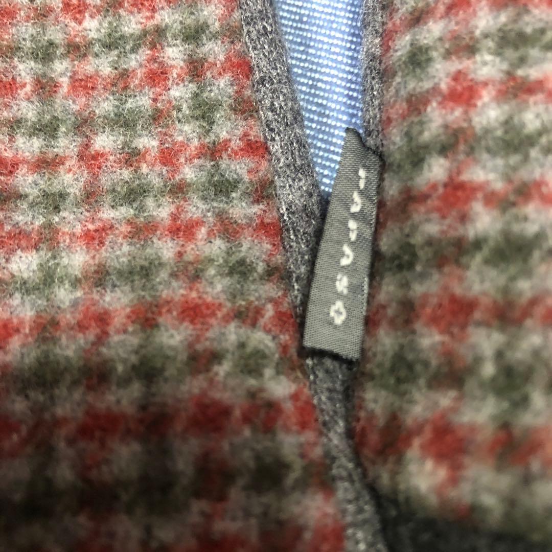 【リクエスト値下未使用】PAPAS➕ウール混紡 チェック柄手袋