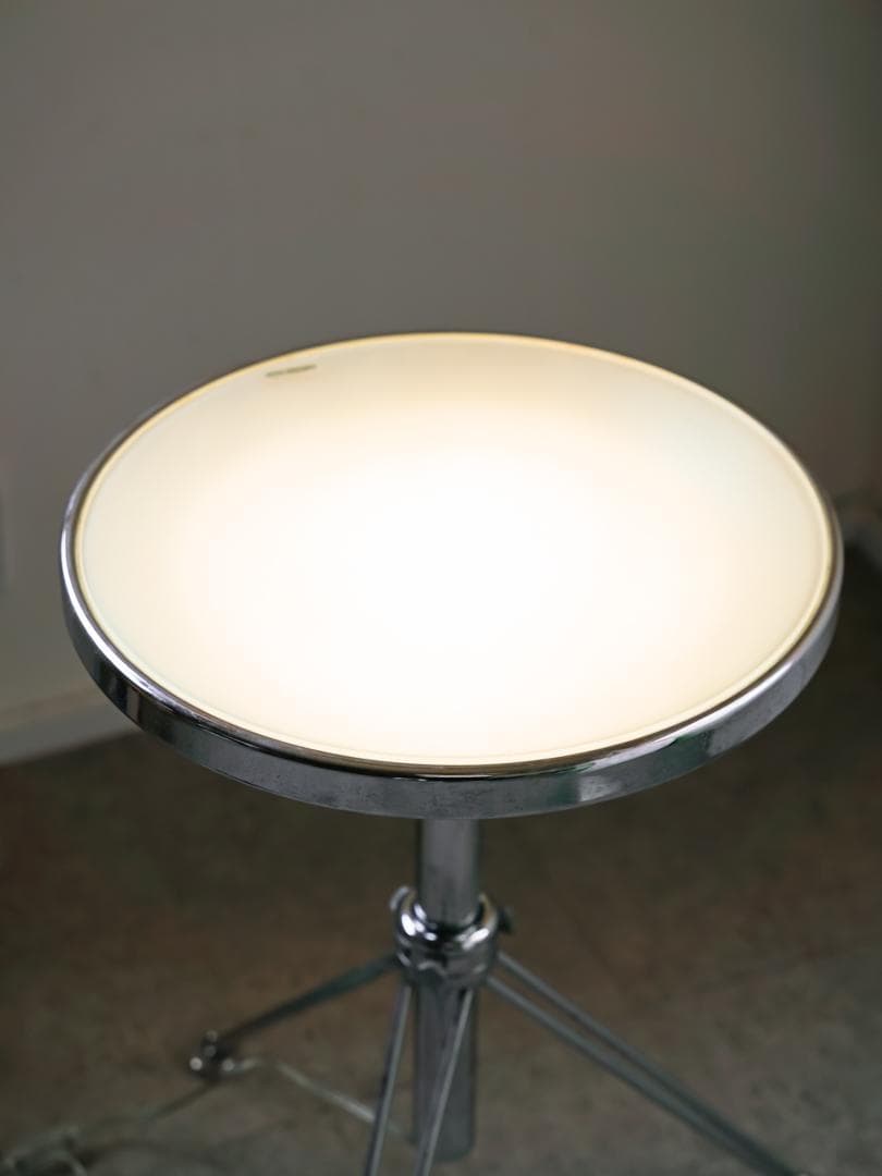 希少 \"REPOSE\" 照明付 昇降テーブル ミッドセンチュリー モダン