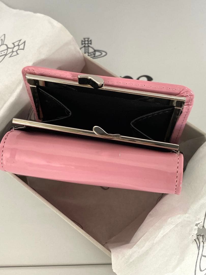 Vivienne Westwood ヴィヴィアン 三つ折財布·ピンク
