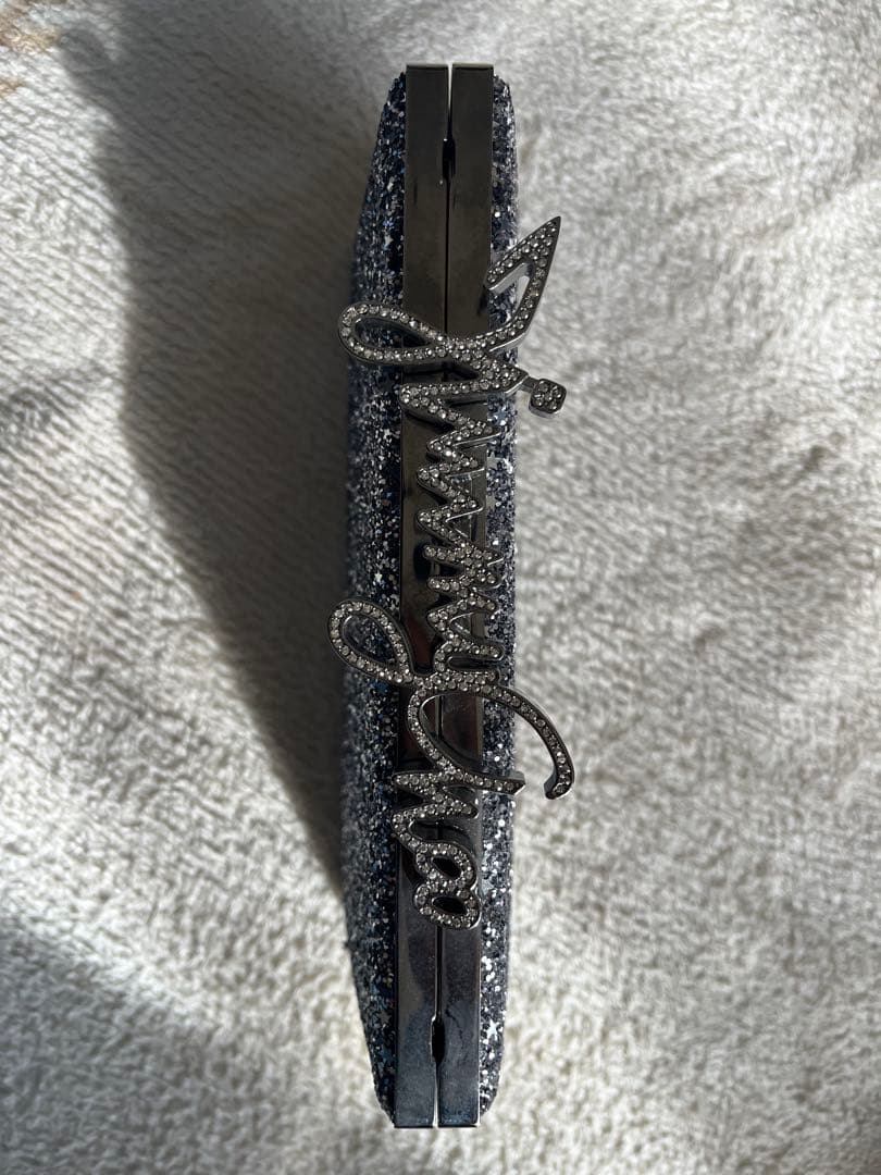 Jimmy Choo グリッター クラッチバッグ