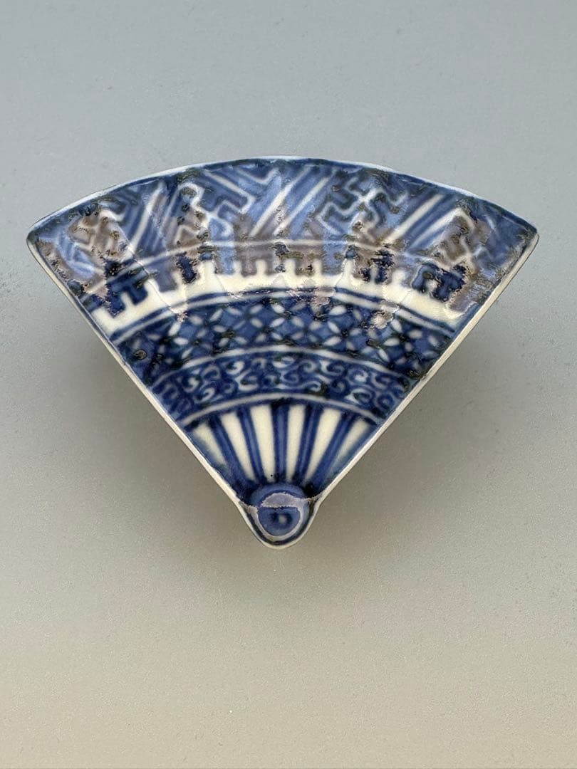 茶道具　香合　三浦竹泉　祥瑞開扇