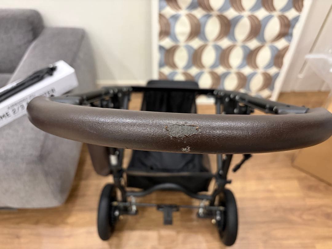 コットなどは新品　エアバギーペットカート　DOME3 ラージ　アースグレー