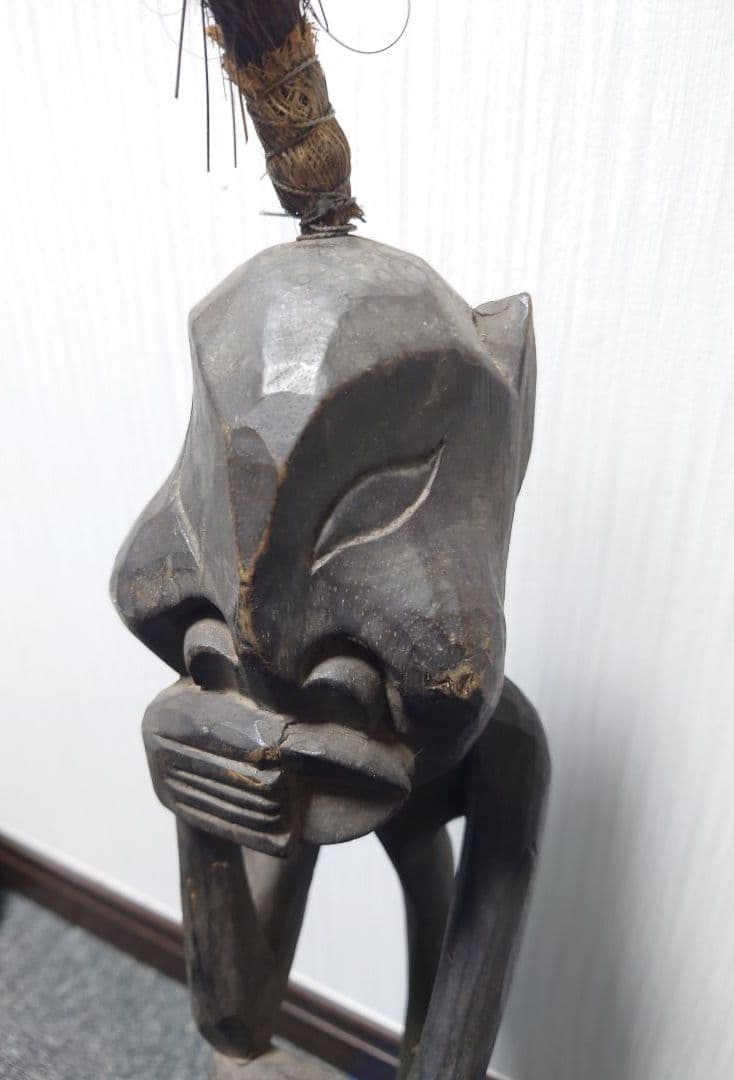 アフリカ　アート　木彫り　森の精霊　アンティーク