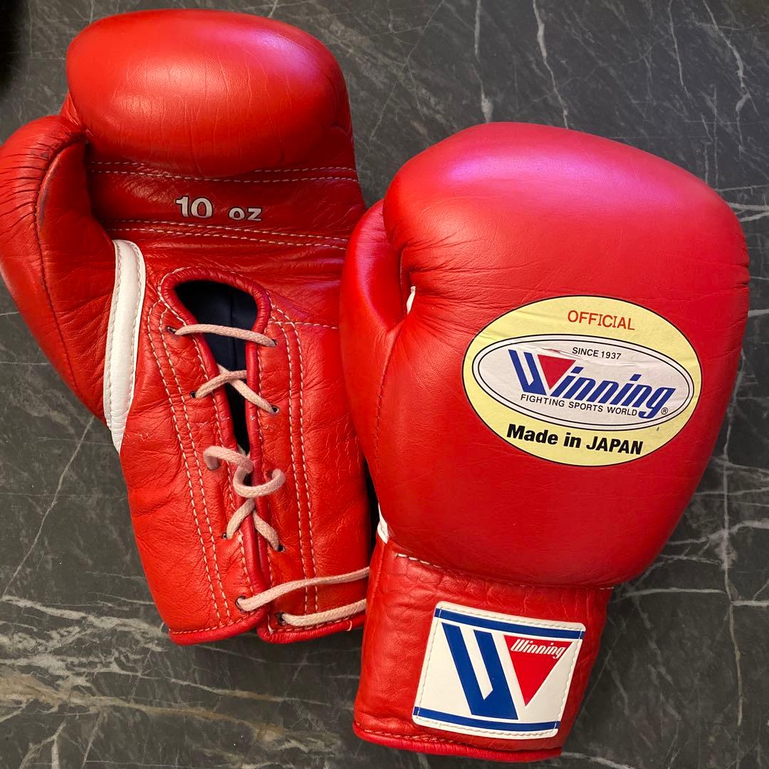 極美品 Winning ボクシンググローブ 10 oz 日本製