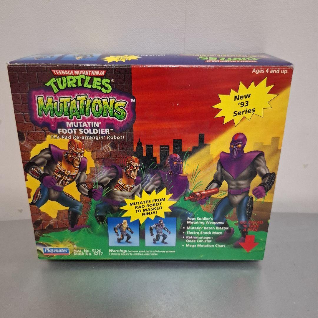 ミュータントタートルズ フットソルジャー タカラ playmates フィギュア