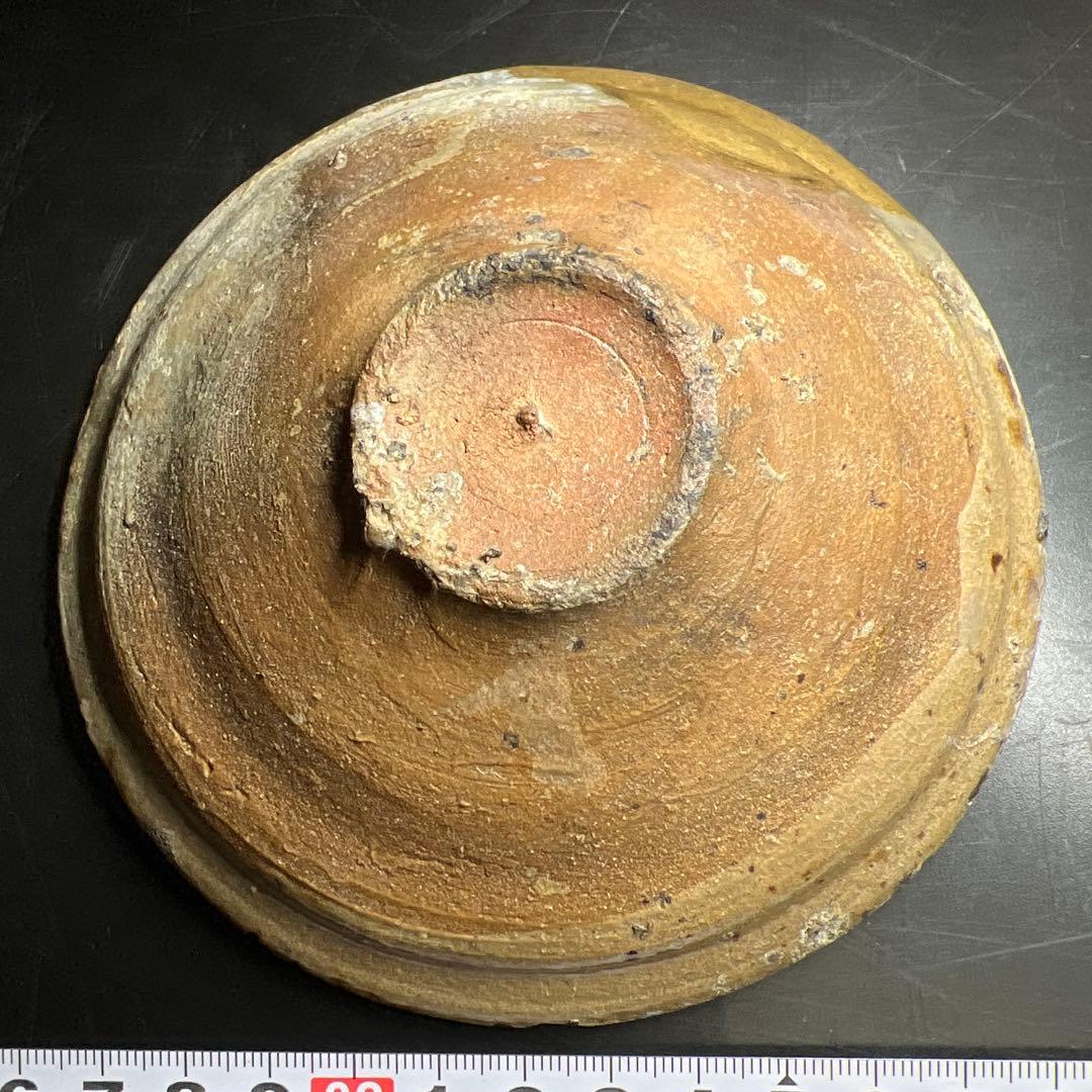 桃山時代　古唐津茶碗　木箱付　幅約12.5㎝　東Y7-1030☆2Fタヒチル