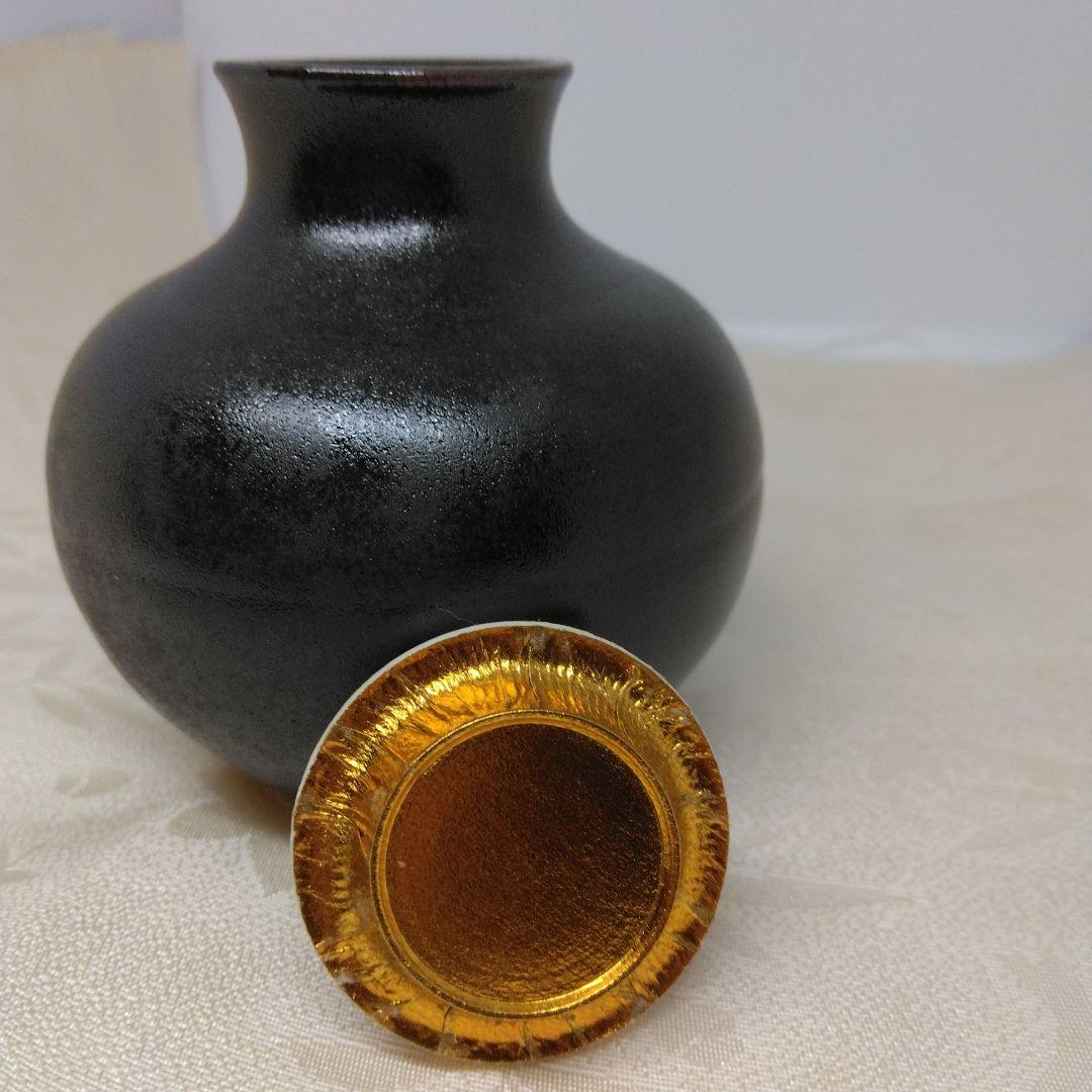 唐物中興名物 模 木下丸壺茶入 仕覆 笹づる緞子 本歌写 共箱 茶道具