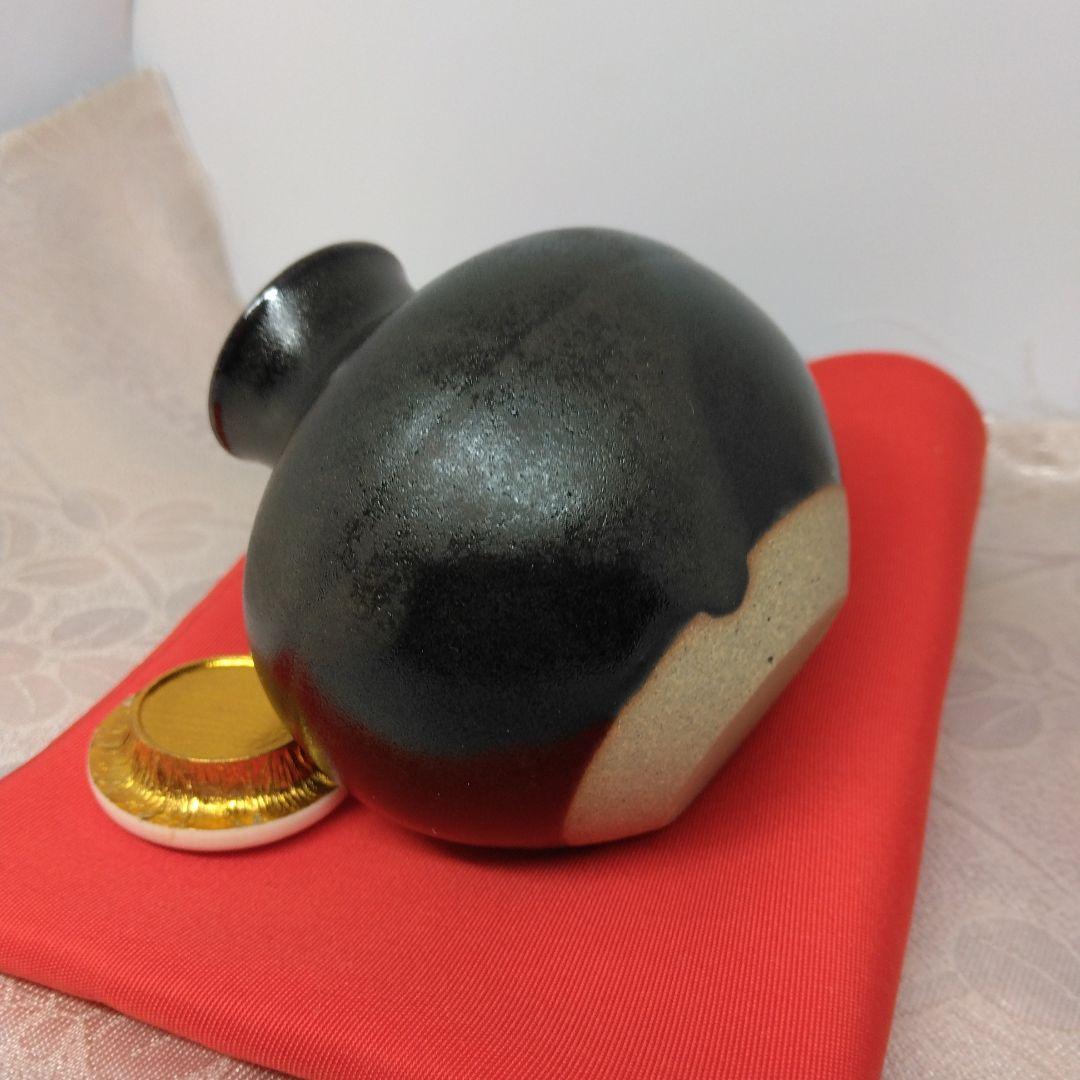 唐物中興名物 模 木下丸壺茶入 仕覆 笹づる緞子 本歌写 共箱 茶道具