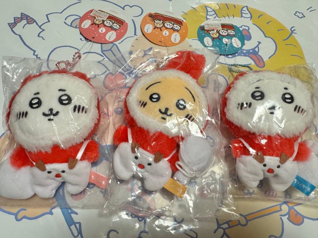 ちいかわ クリスマスだよ！ぷちミニマスコット3点セット
