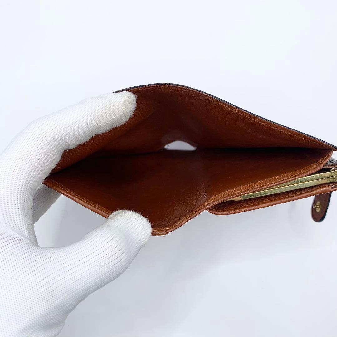 【極美品】ルイ ヴィトン ヴィエノワ がま口 モノグラム 折り財布 V1