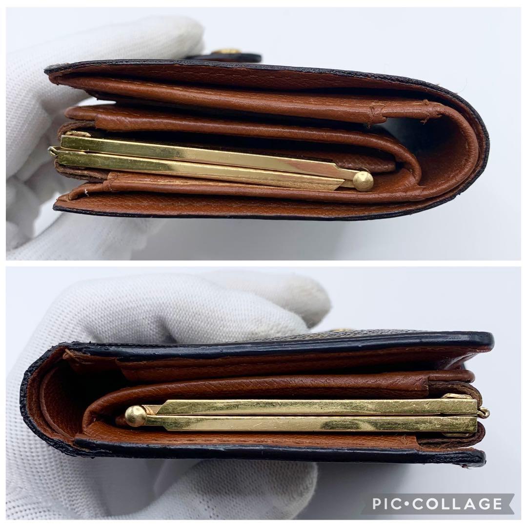 【極美品】ルイ ヴィトン ヴィエノワ がま口 モノグラム 折り財布 V1