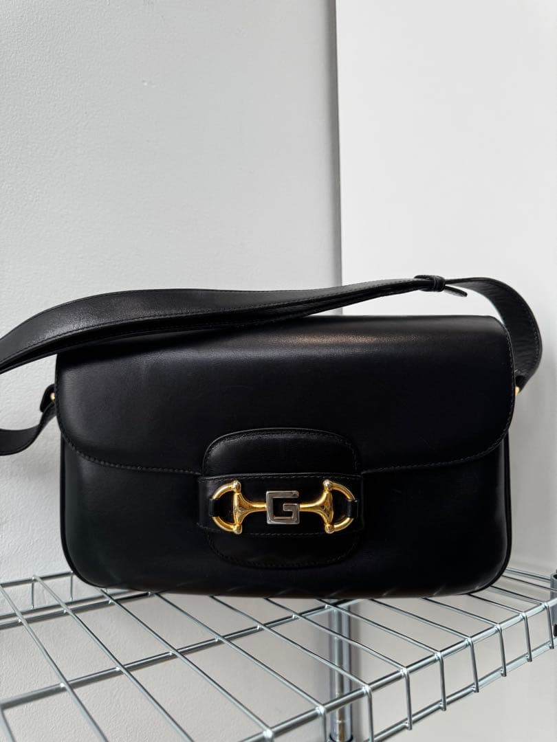 GUCCI　ハンドバッグ　ワンショルダー　ホースビット