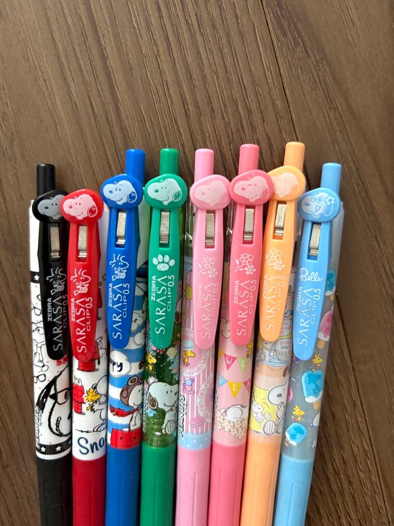 SARASA ボールペン 8本セット スヌーピー