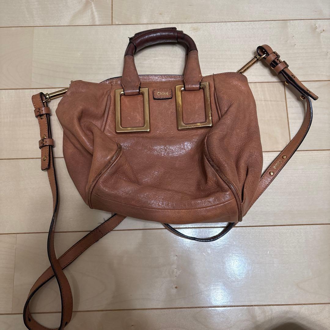 Chloé エテルブラウン ショルダーバッグ