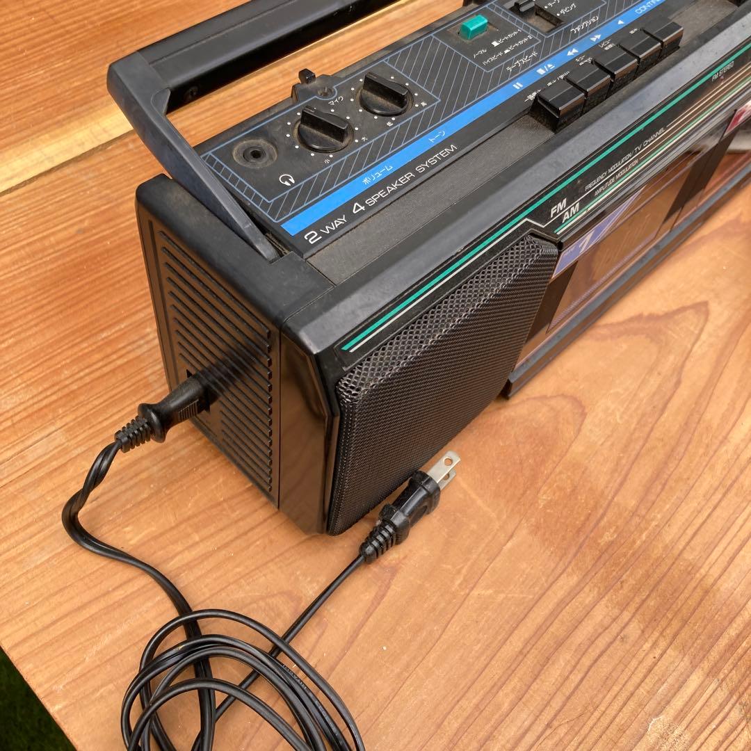 ダブルラジカセ　昭和レトロ　説明書あり　FAIR MATE