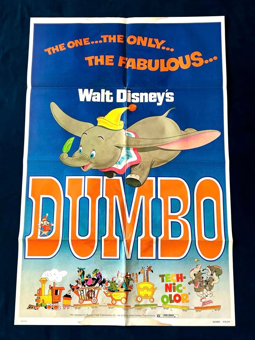 ダンボ　USオリジナル映画ポスター