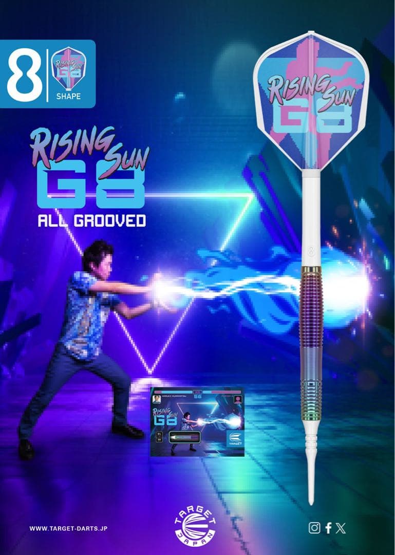 ターゲット ライジングサン G8 オールグルーブ 村松治樹モデル 2BA