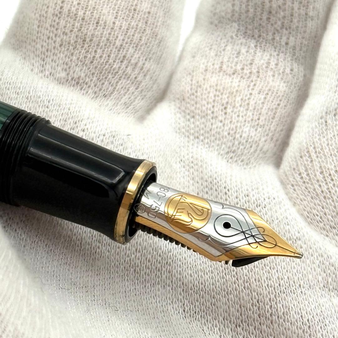 PELIKAN ペリカン M800 初期　PF刻印　中字　M 万年筆 18C