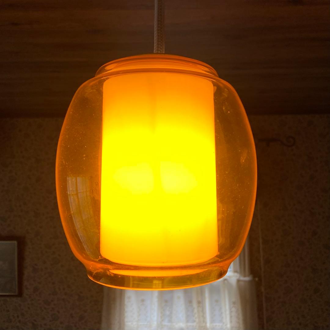 ビンテージ　ペンダントライト　天井照明　昭和レトロ　ミッドセンチュリー