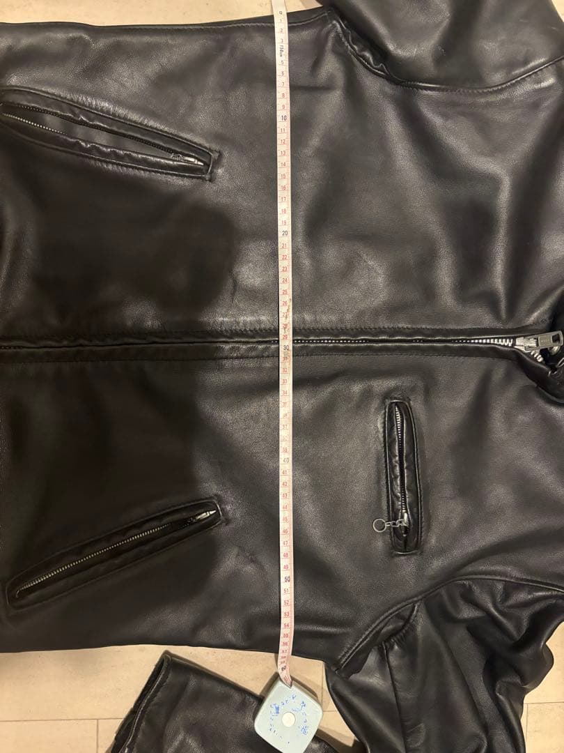 Schott ショット シングルライダース USA製 42 革ジャン 本革 黒