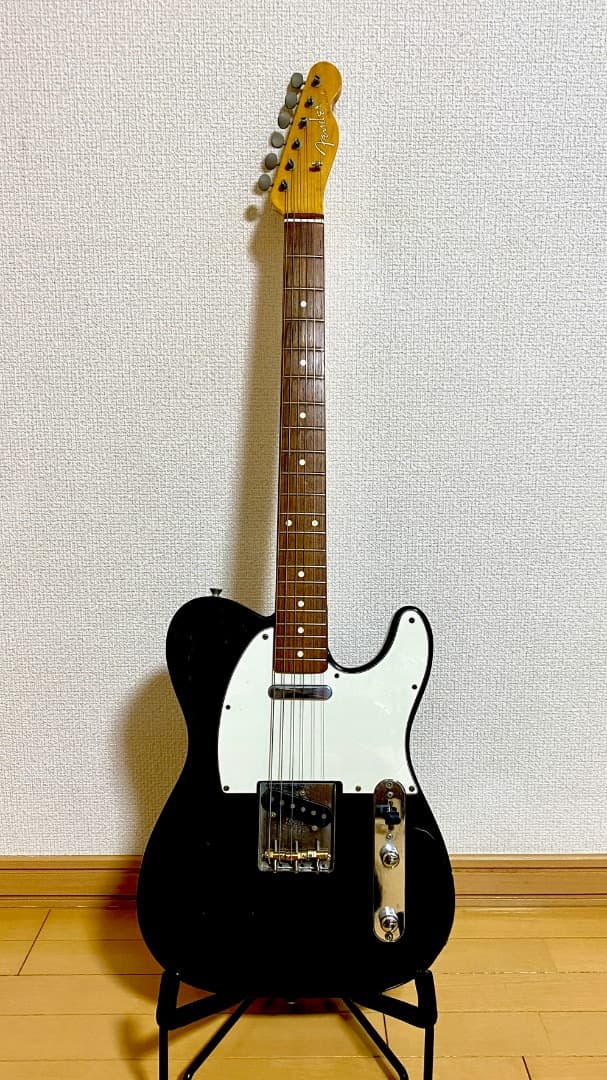 Fender Japan フェンダー テレキャスター 黒 PLEK パーツ新品