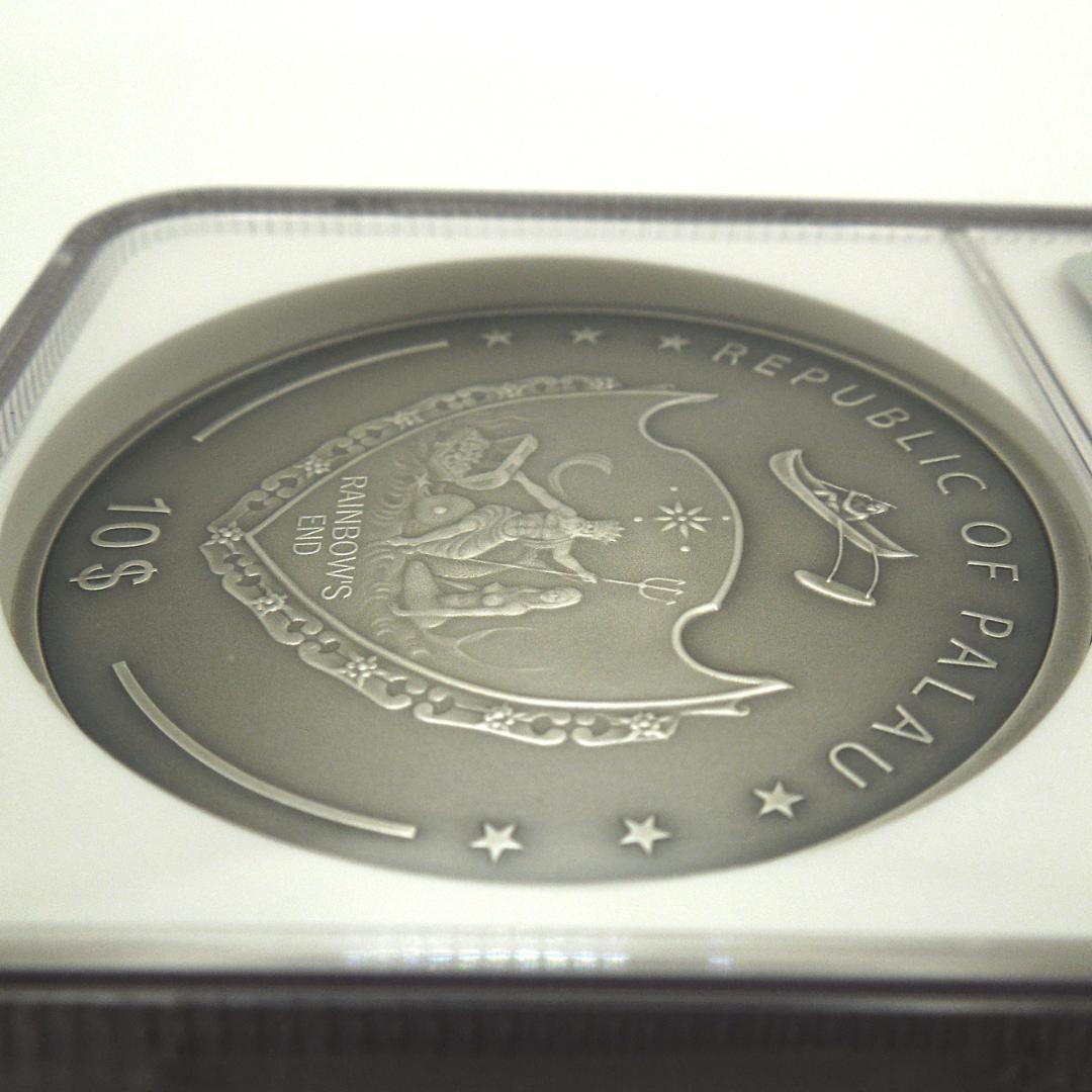 ★箱付き NGC MS70 銀貨 猫がいない時ねずみが踊る 2020 パラオ