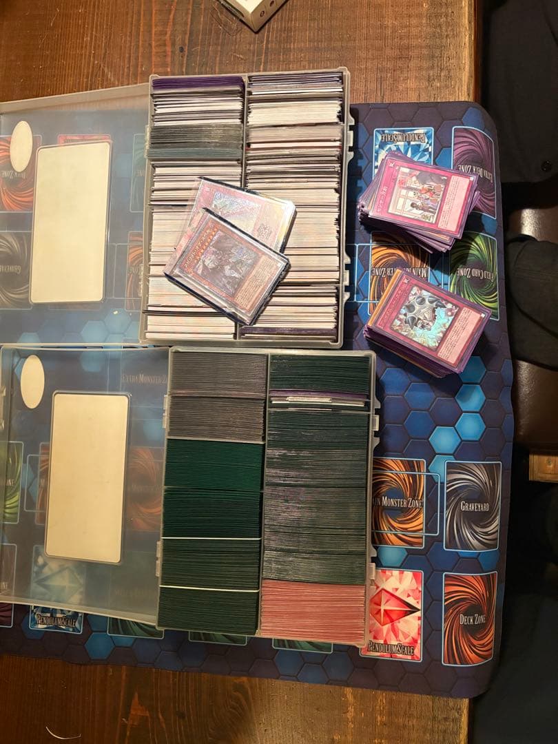 遊戯王　引退　まとめ売り　スリーブ　プレイマット　ケース付