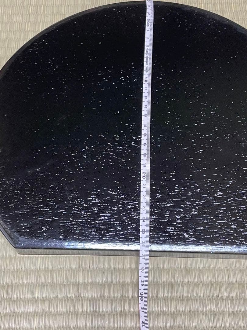 半月盆、輪島塗り、漆、サイズ縦26.5 横30.5㎝、全6点セット