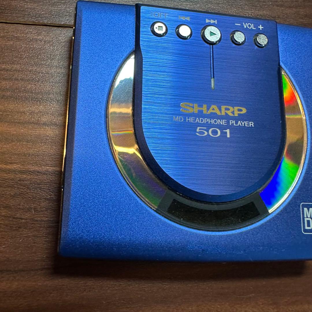 SHARP MD-ST501-A ポータブルMDプレーヤー 5538