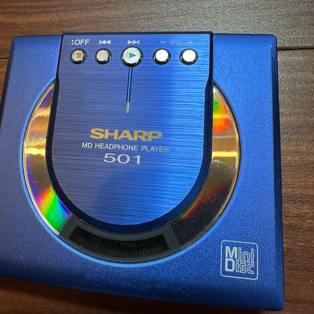 SHARP MD-ST501-A ポータブルMDプレーヤー 5538