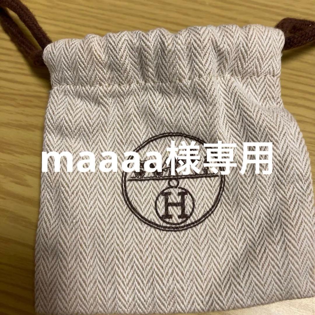 ハウンドトゥース柄ポーチ 馬ロゴ刺繍