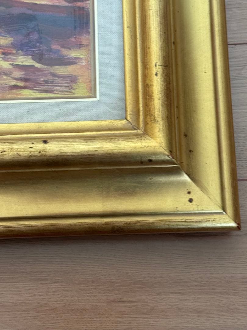 上野仁奥　油彩画