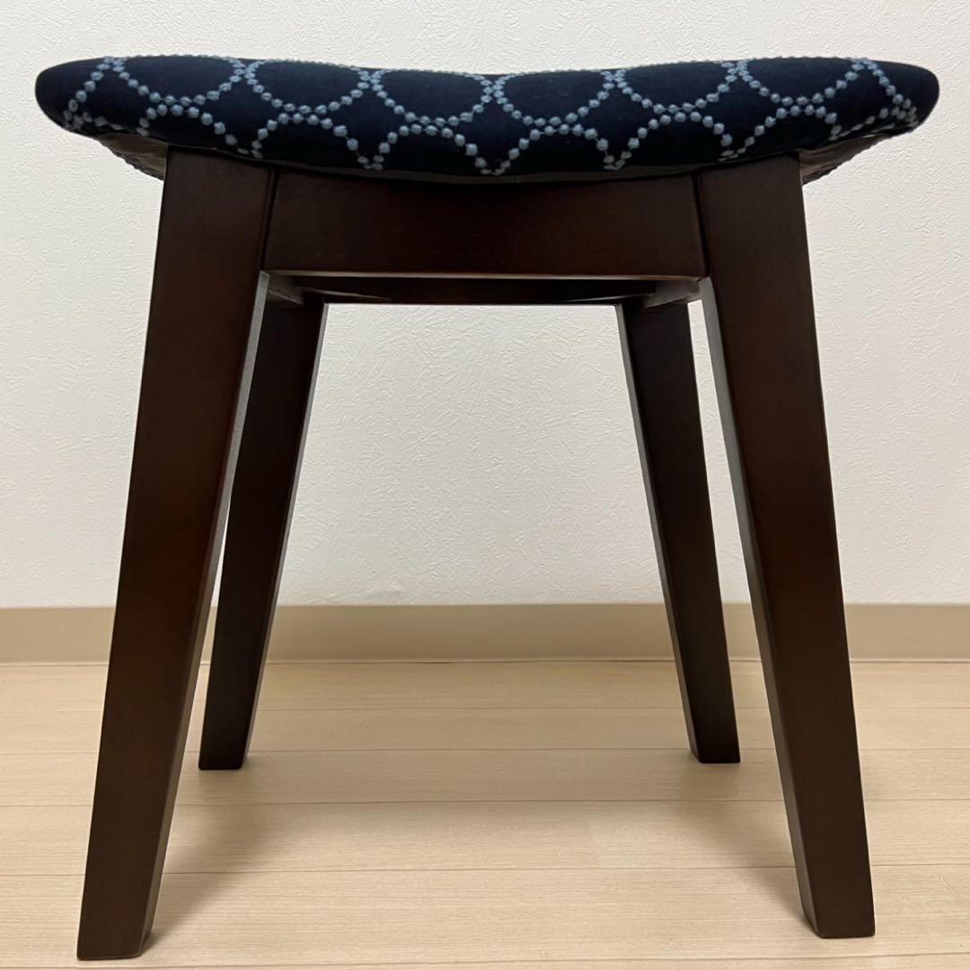 ミナペルホネン dop タンバリン 太脚b スクエア スツール 【インディゴ】