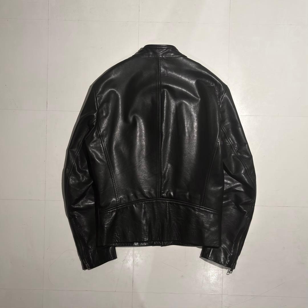 【09AW】メゾン マルタン マルジェラ ハの字 ライダース ブラック 44