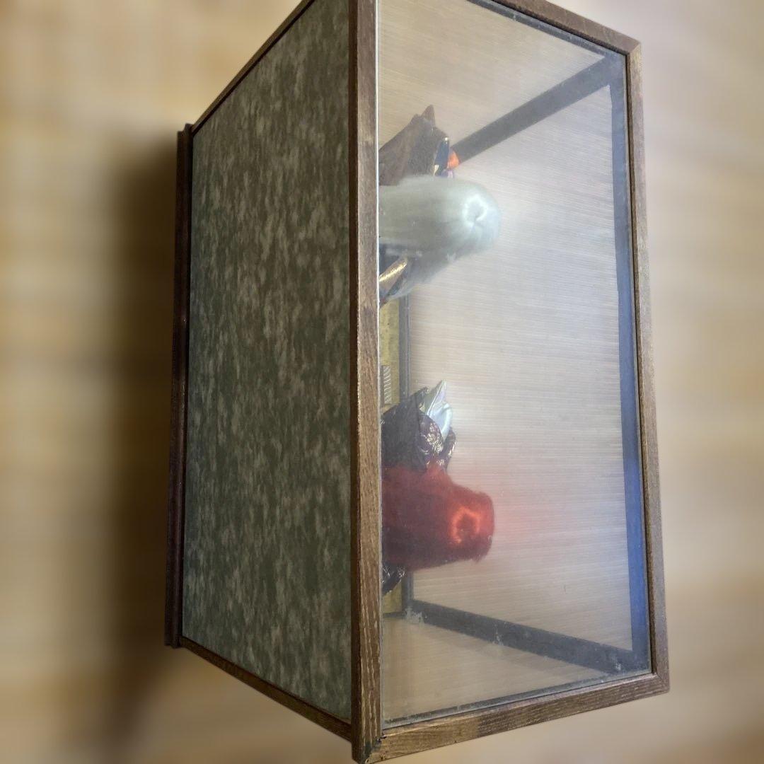 日本人形 連獅子　ケース付き