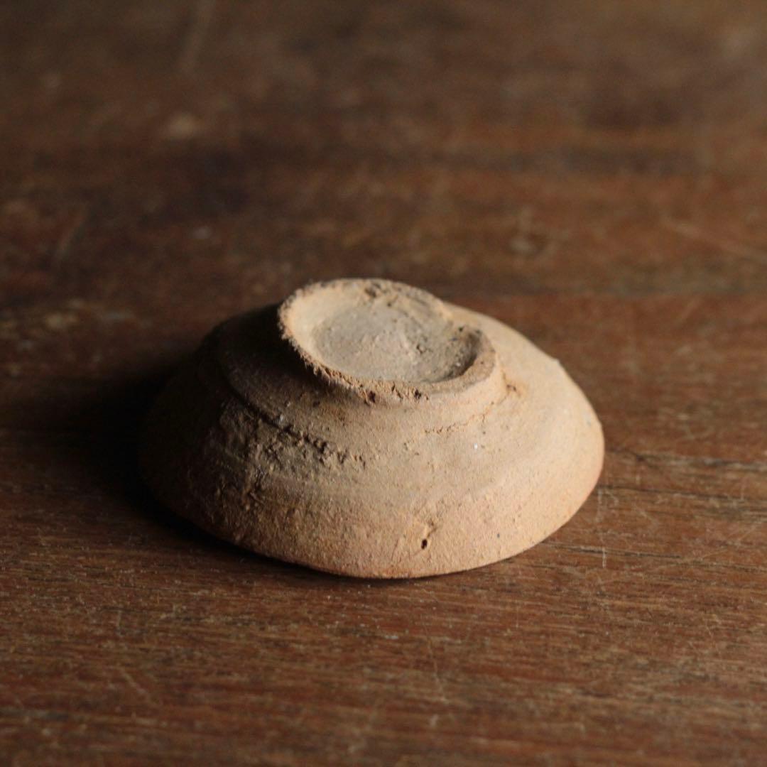 赤あがり 常滑 山盃 盃 ぐい呑み 酒器 鎌倉時代 古美術 古道具 アンティーク