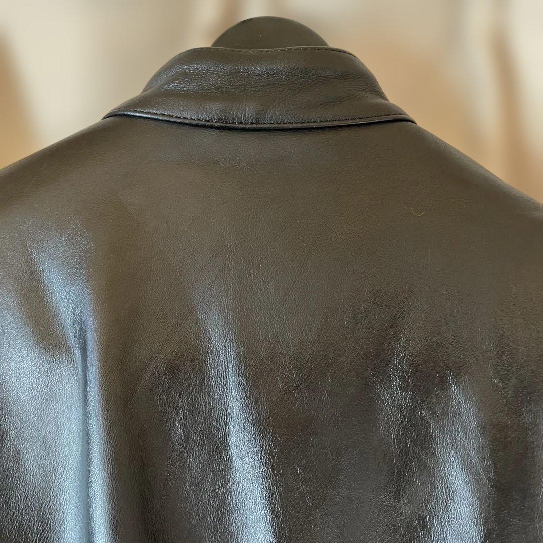 46サイズ　フリーダム　レザージャケット　キルティング