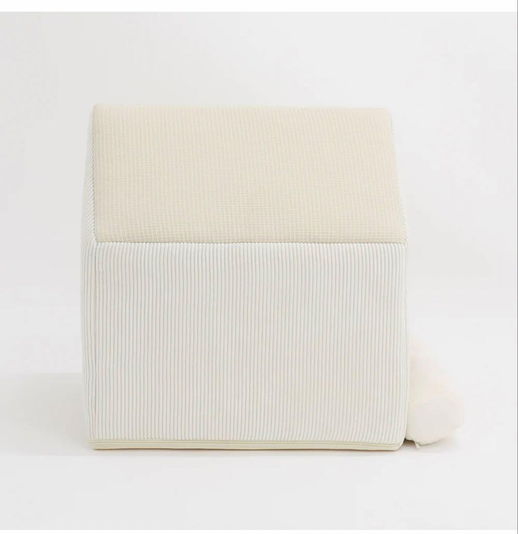 Moncheri ナチュラル小窓付きコーデュロイペットハウス