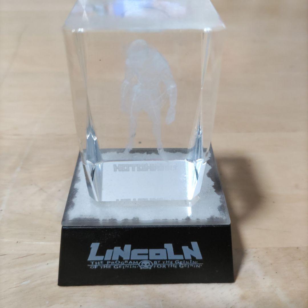 販売終了品　レア商品　LINCOLN クリスタルフィギュア LED付き
